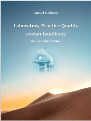cover image of Laboratory Practice Quality  Pocket handbook